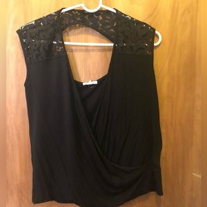 Lace tank top shirt